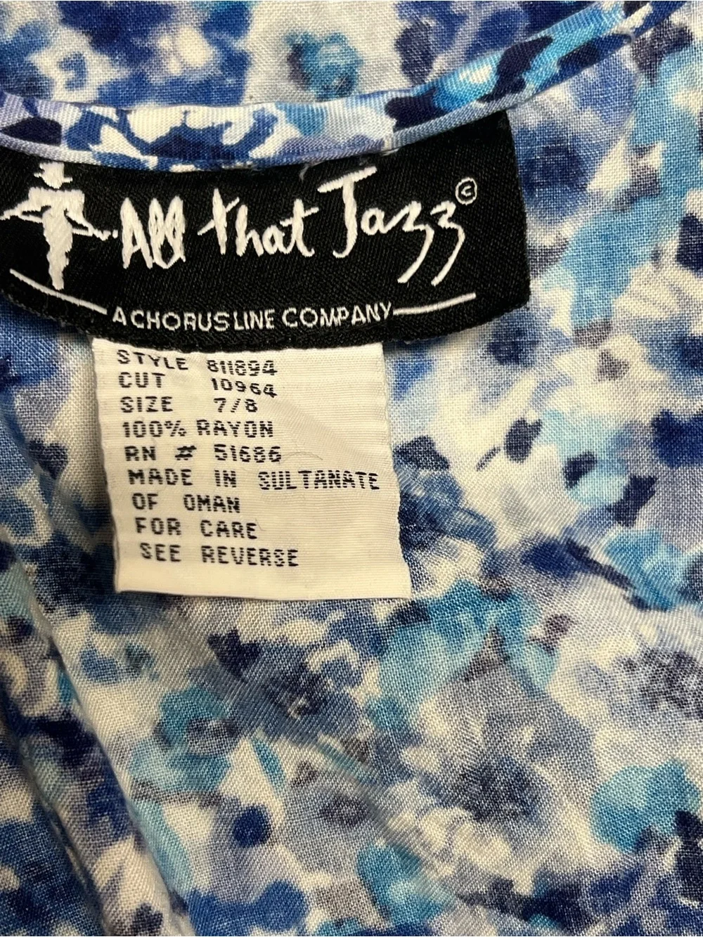 All That Jazz Beautiful Blue Floral A-Line Maxi Dress with Tie Back